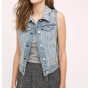 Pilcro & Letterpress Denim Vest
